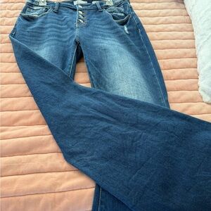 Kut from the Kloth Dark Blue Flare Jeans